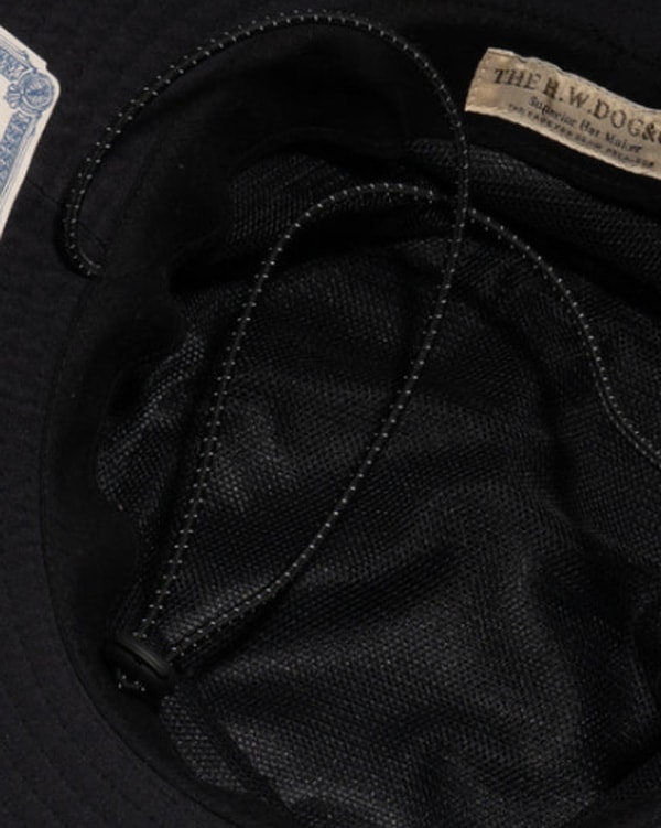 THE H.W.DOG & Co. �� ���������֥�塼 �ɥå�����ɥ�����RAIN HAT �쥤��ϥåȡ�BLACK��