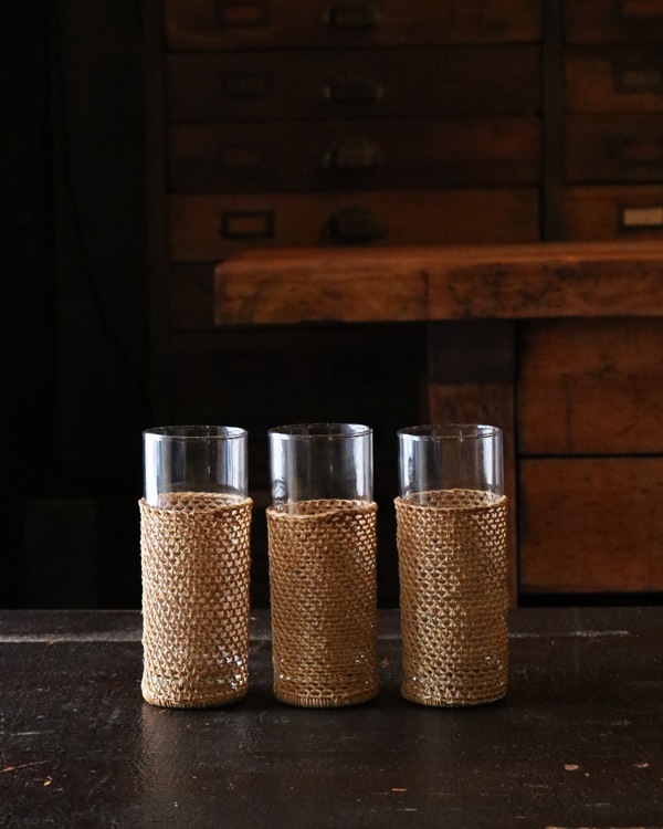 Glass covered with Rattan�å饿�󥫥С����饹