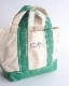 Vintage 80s Green L.L.BEAN Canvas Tote (Mini)