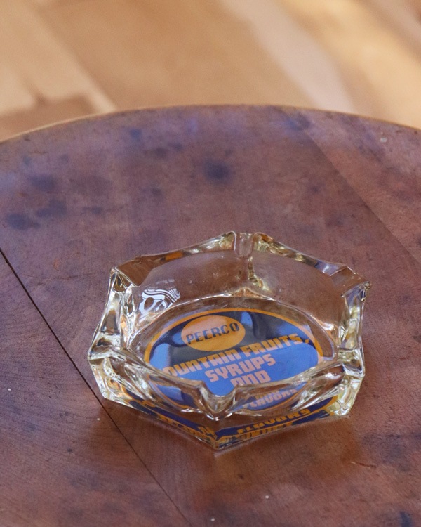 Advertising Glass Ashtray B�å��饹�γ��� B