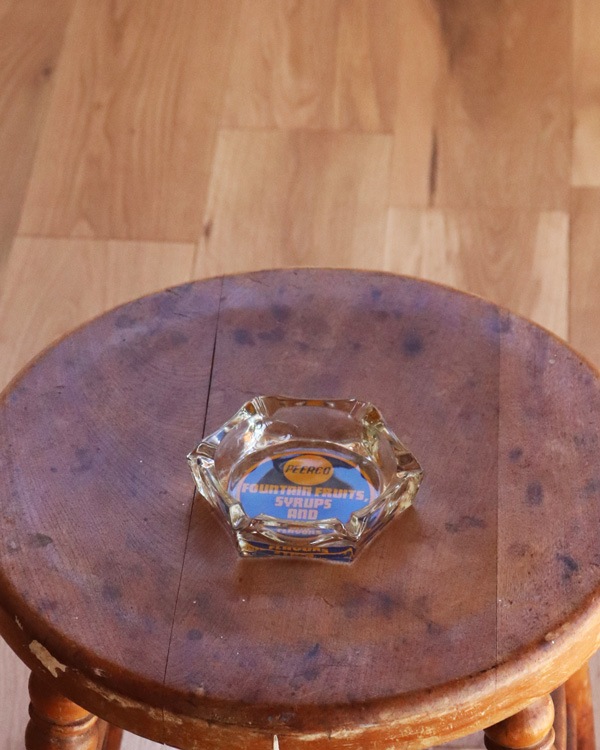 Advertising Glass Ashtray B�å��饹�γ��� B