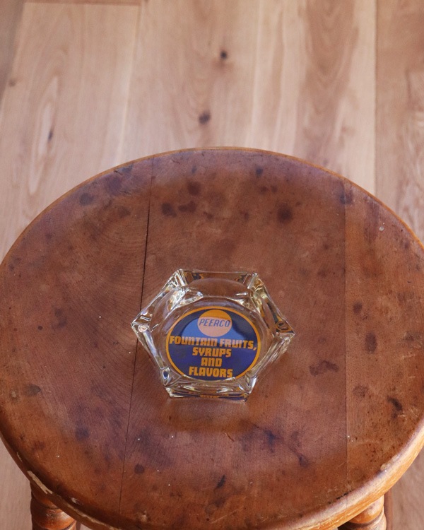 Advertising Glass Ashtray B�å��饹�γ��� B