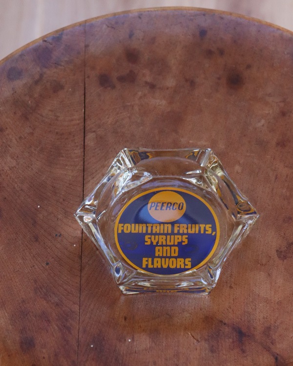 Advertising Glass Ashtray B�å��饹�γ��� B