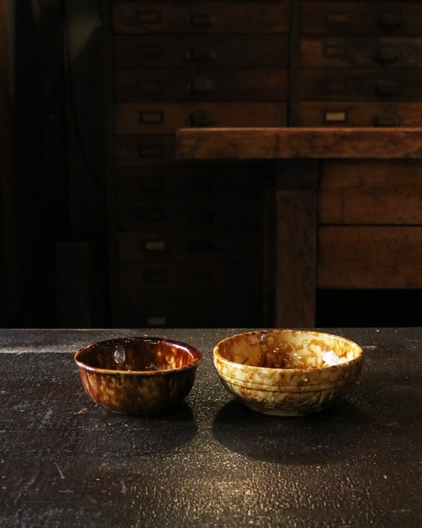 Spongeware Pottery Rockingham Bowl�å��ݥ󥸥����� �ݥ��꡼ ���å���ϥ�ܥ���