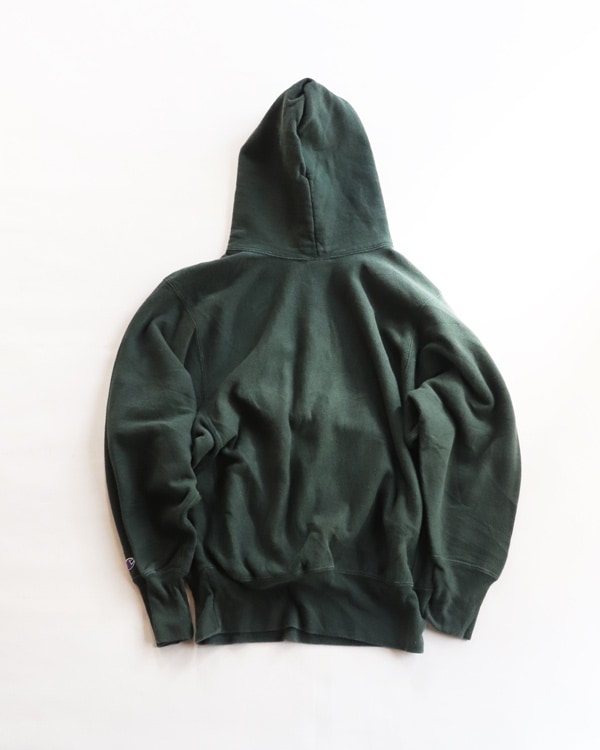 90’s Champion Reverse Weave ACID GREEN Champion REVERSE WEAVE PULL OVER HOODY Men's - GREEN CRISP