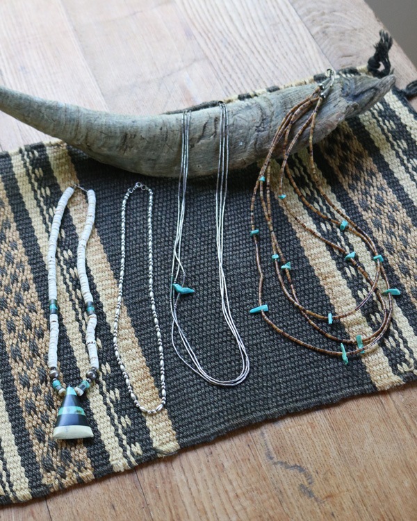 Native American SilverTurquoise Necklaceåͥƥ֥ꥫ С  ͥå쥹