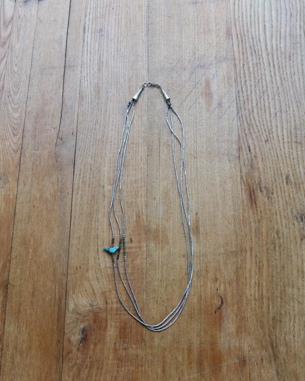 Native American SilverTurquoise Necklaceåͥƥ֥ꥫ С  ͥå쥹