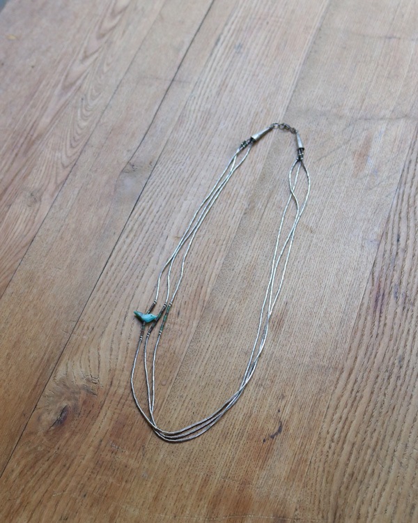 Native American SilverTurquoise Necklaceåͥƥ֥ꥫ С  ͥå쥹