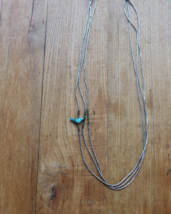 Native American SilverTurquoise Necklaceåͥƥ֥ꥫ С  ͥå쥹