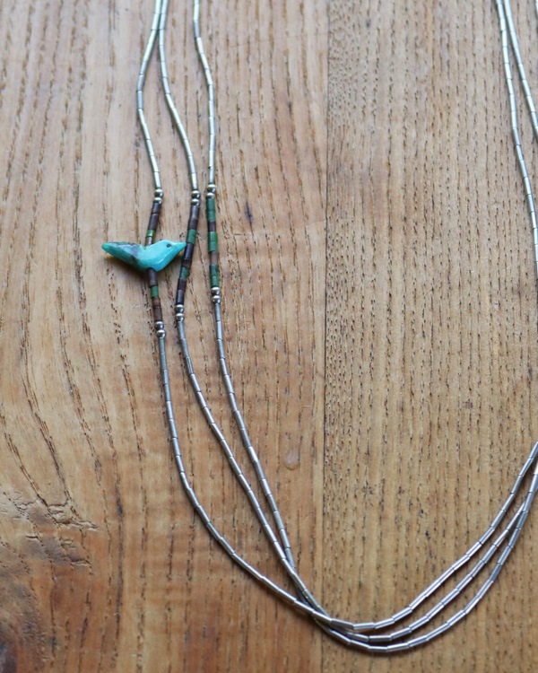 Native American SilverTurquoise Necklaceåͥƥ֥ꥫ С  ͥå쥹