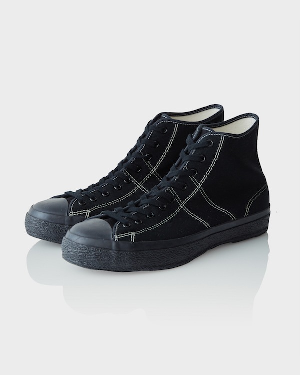 PHIGVEL �ե����٥��TRAINING SHOES HI �ȥ졼�˥󥰥��塼�� �ϥ���BLACK��BLACK SOLE��