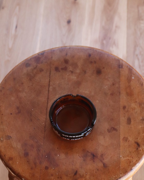 Advertising Glass Ashtray F�å��饹�γ��� F