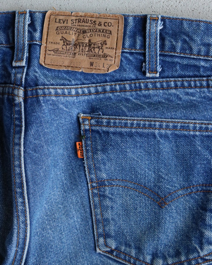 Vintage 80s Light Wash LEVI'S 505 Denim Jeans (32x28)