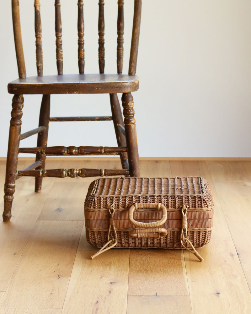 c.1960s Japanese Rattan Suitcase｜1960年代頃 ジャパニーズ ラタン
