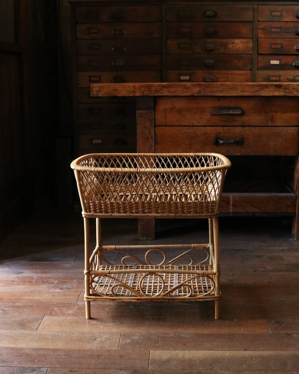 Rattan Stand Basket�å饿�� æ�ᤫ��������ɥ����� STB-17