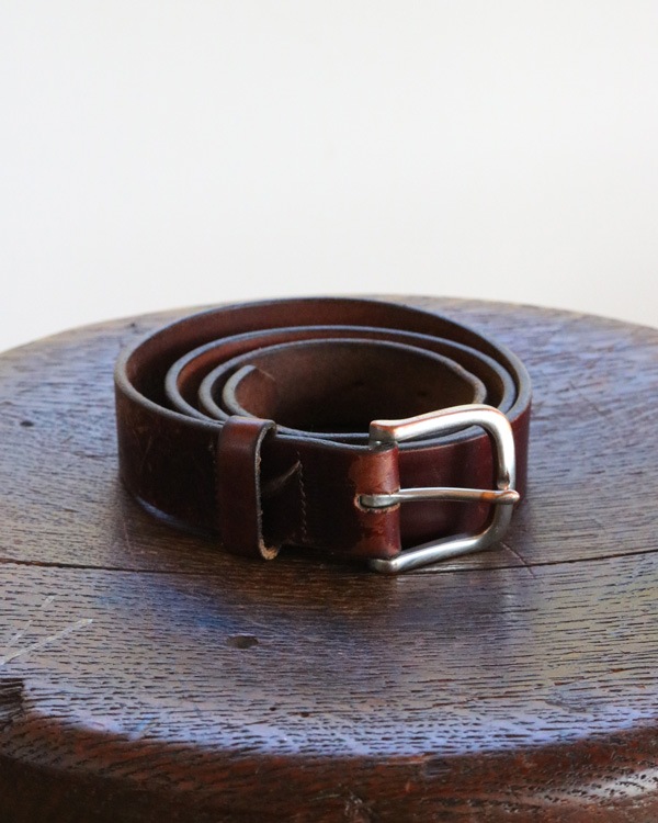 90'S LL Bean ベルト USA製 (VINTAGE) LL Bean Belt Brown Genuine Leather 12ga Shotgun Shell Belt Brass