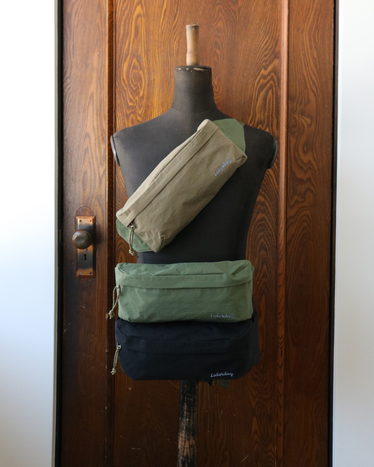 LABOR DAY �졼�С��ǥ���WAIST BAG �������ȥХå���KHAKI��