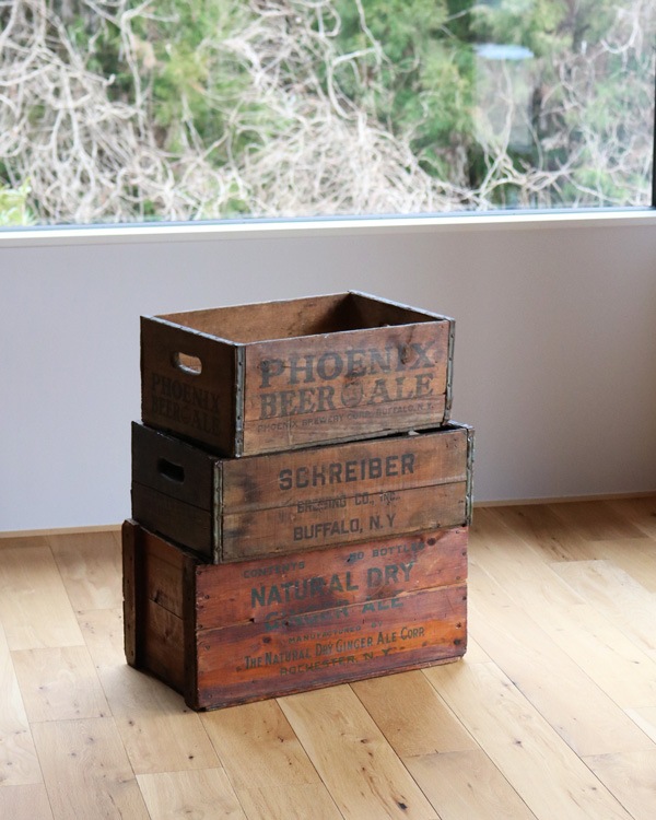 "NATURAL DRY GINGER ALE" Wood Box  "NATURAL DRY GINGER ALE" åɥܥå