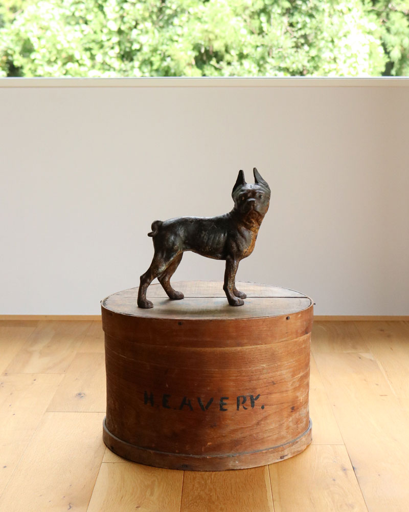 c.1920s Cast Iron Boston Terrier Doorstop｜1920年代頃 キャスト