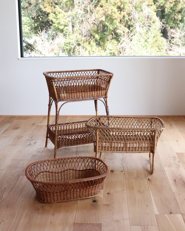 Rattan Stand Basket�å饿�� æ�ᤫ��������ɥ����� STB-14