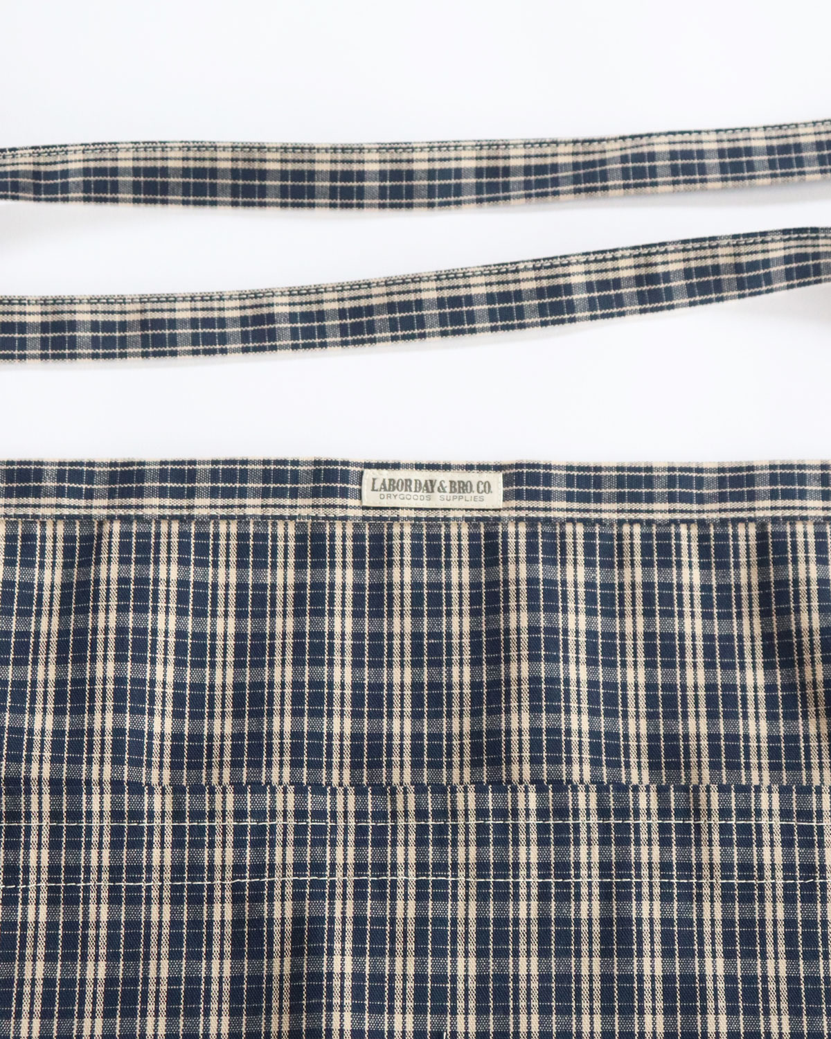 LABOR DAY 졼СǥAPRON BAG ץХåVINTAGE PLAID/NAVY