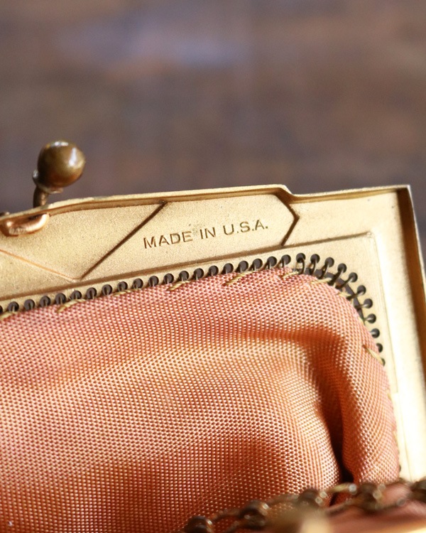 "WHITING & DAVIS CO." Gold Chain Purse��"WHITING & DAVIS CO." ������ɥ�������ѡ���