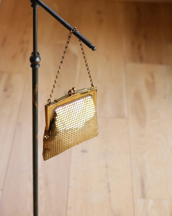 "WHITING & DAVIS CO." Gold Chain Purse��"WHITING & DAVIS CO." ������ɥ�������ѡ���