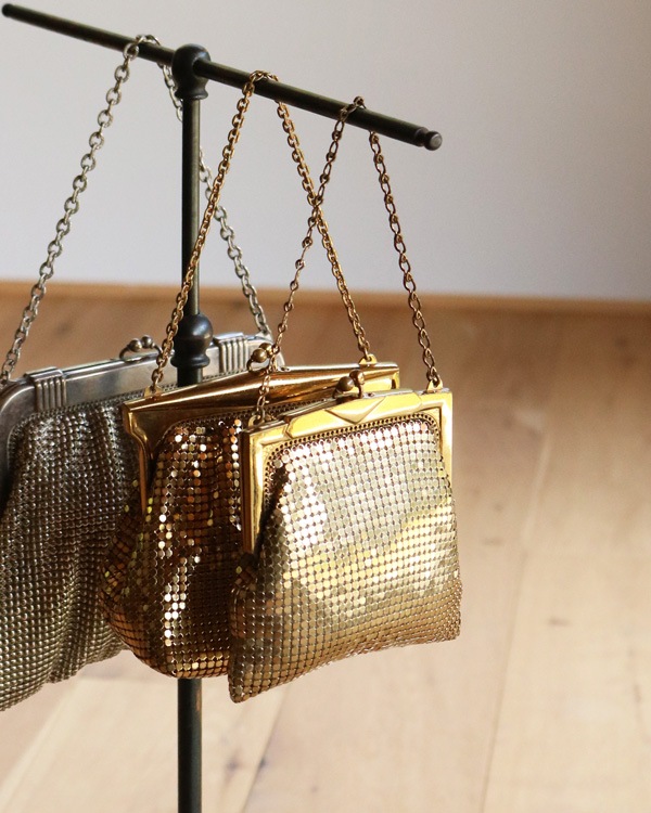 "WHITING & DAVIS CO." Gold Chain Purse��"WHITING & DAVIS CO." ������ɥ�������ѡ���