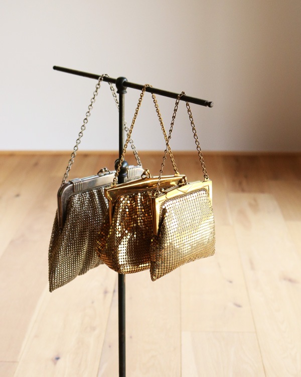 "WHITING & DAVIS CO." Gold Chain Purse��"WHITING & DAVIS CO." ������ɥ�������ѡ���
