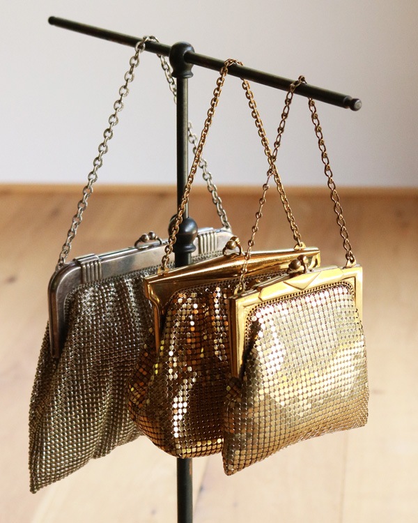 "WHITING & DAVIS CO." Gold Chain Purse��"WHITING & DAVIS CO." ������ɥ�������ѡ���
