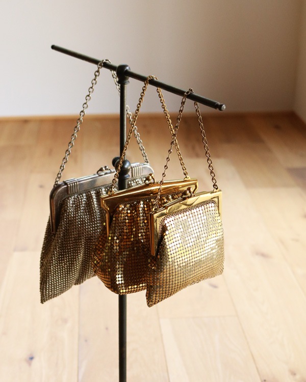"WHITING & DAVIS CO." Gold Chain Purse��"WHITING & DAVIS CO." ������ɥ�������ѡ���