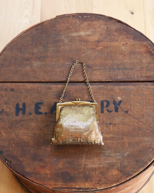 "WHITING & DAVIS CO." Gold Chain Purse��"WHITING & DAVIS CO." ������ɥ�������ѡ���