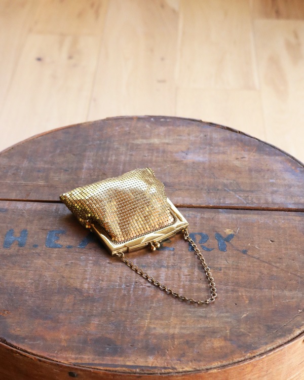 "WHITING & DAVIS CO." Gold Chain Purse��"WHITING & DAVIS CO." ������ɥ�������ѡ���