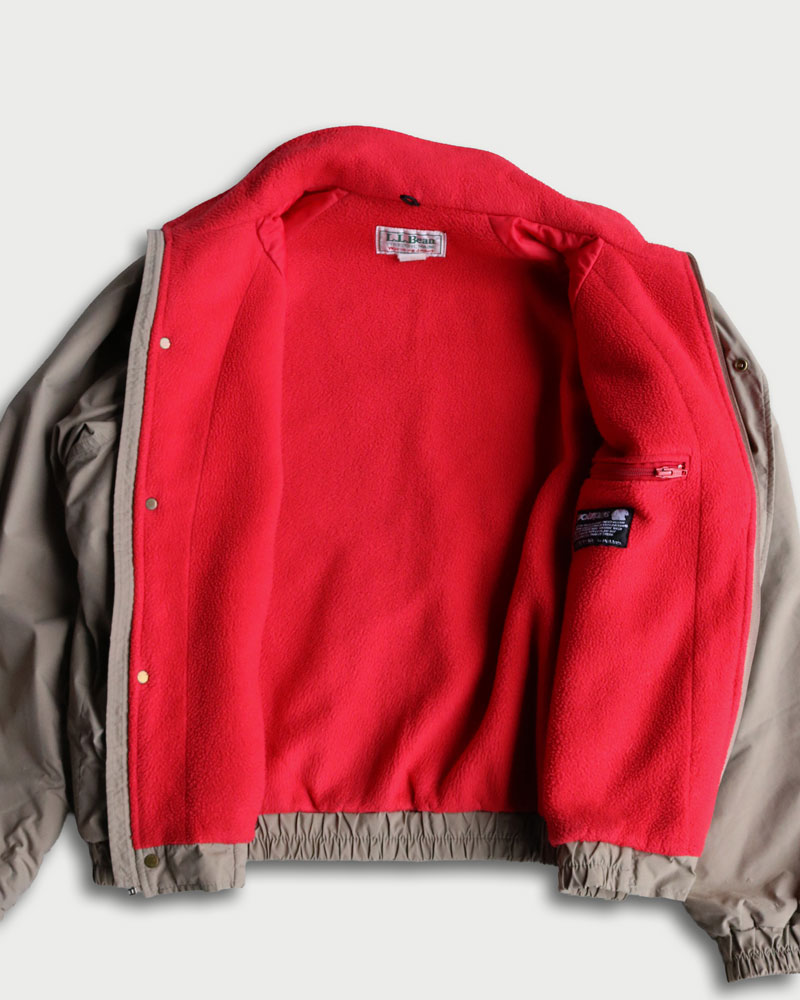 Vintage 90s Tan L.L.Bean GORE-TEX Warm-Up Jacket (XL)
