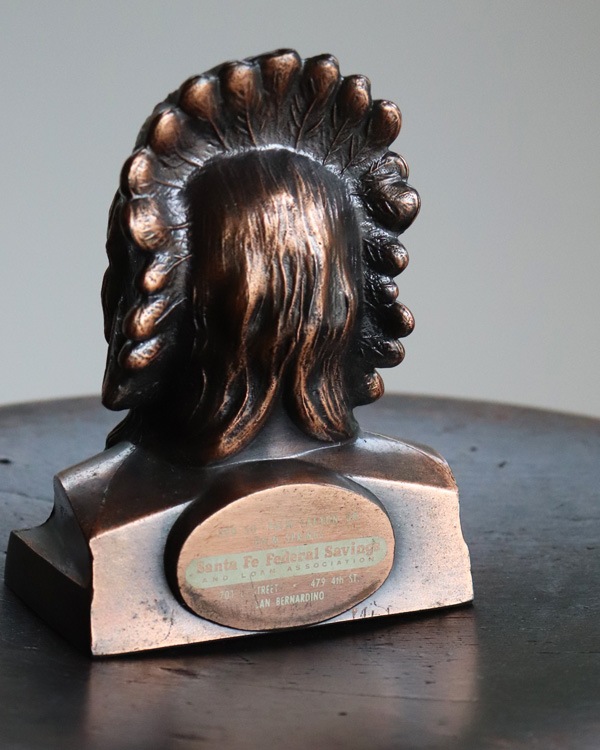 ビンテージ インディアン バンク 貯金箱 COIN BANK Indian Head Coin Bank｜インディアンのコインバンク