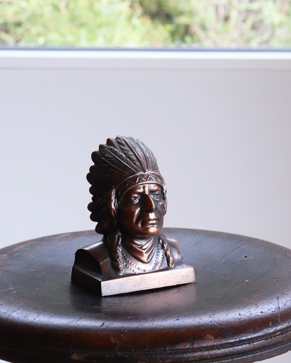 ビンテージ インディアン バンク 貯金箱 COIN BANK Indian Head Coin Bank｜インディアンのコインバンク