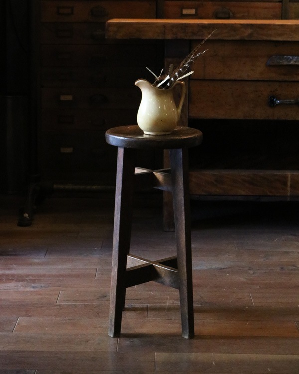 Wooden Round Stool｜木製ラウンドスツール RS-12