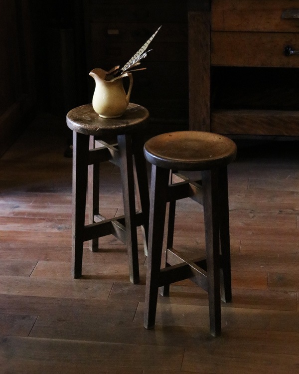 Wooden Round Stool｜木製ラウンドスツール RS-12