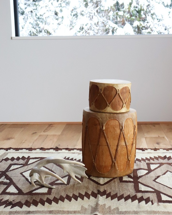 Native American Indian Log Drums L｜ネイティブアメリカン