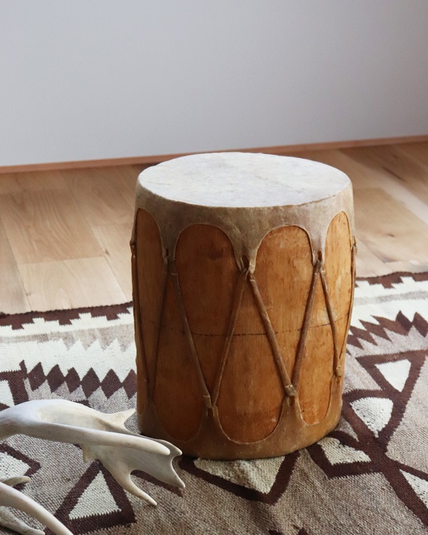 Native American Indian Log Drums L｜ネイティブアメリカン