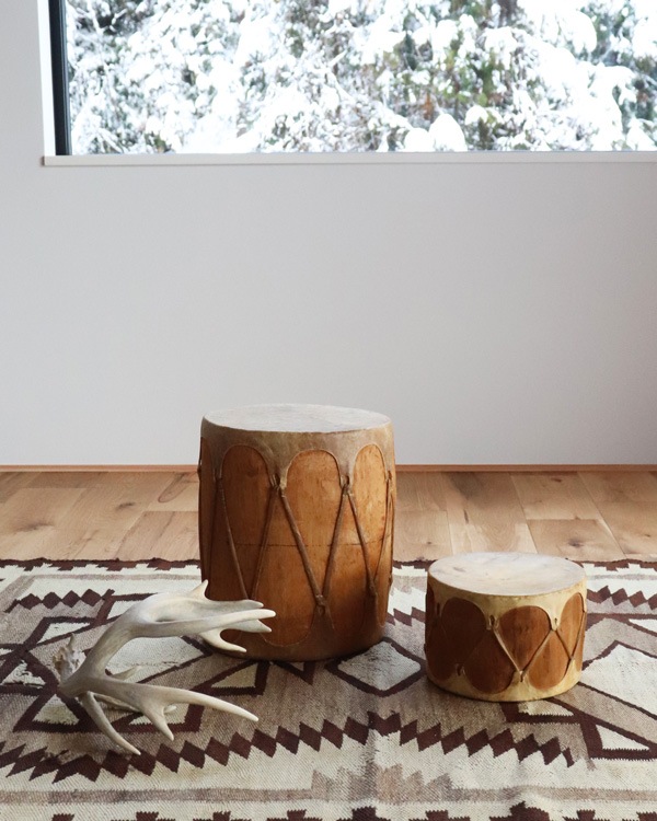 Native American Indian Log Drums L｜ネイティブアメリカン