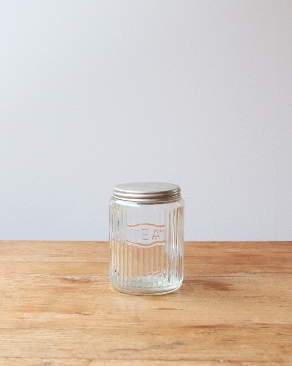 "TEA" Glass Jar��"TEA" ���饹���㡼