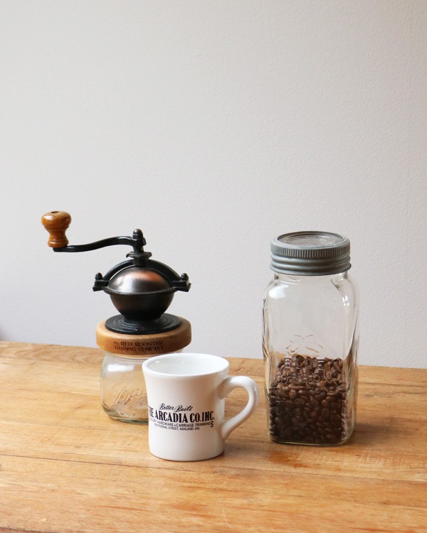 "BLUE RIBBON COFFEE" Glass Jar ��"BLUE RIBBON COFFEE" ���饹���㡼 