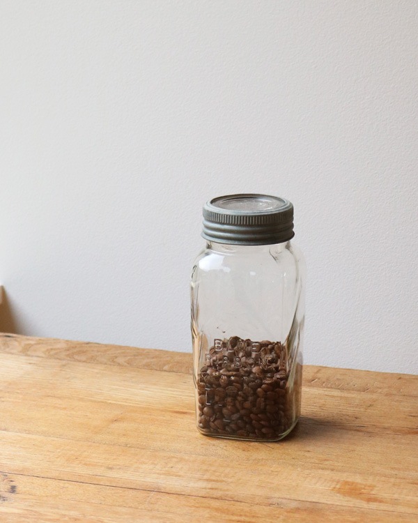 "BLUE RIBBON COFFEE" Glass Jar ��"BLUE RIBBON COFFEE" ���饹���㡼 