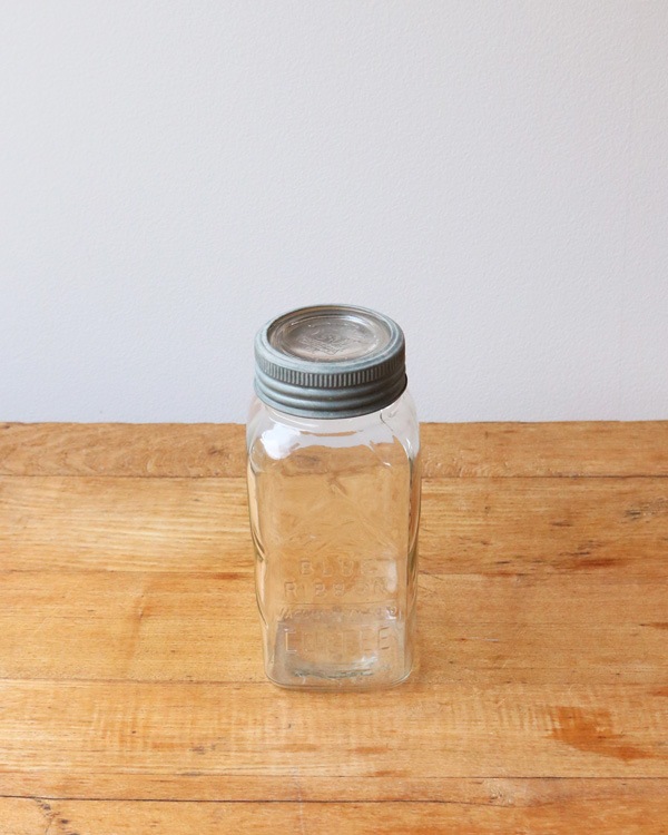 "BLUE RIBBON COFFEE" Glass Jar ��"BLUE RIBBON COFFEE" ���饹���㡼 