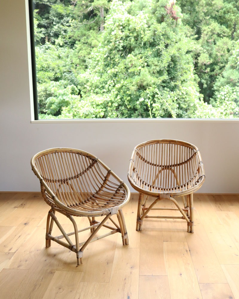 c.1960s Japanese Rattan Lounge Chair A｜1960年代頃 ジャパニーズ