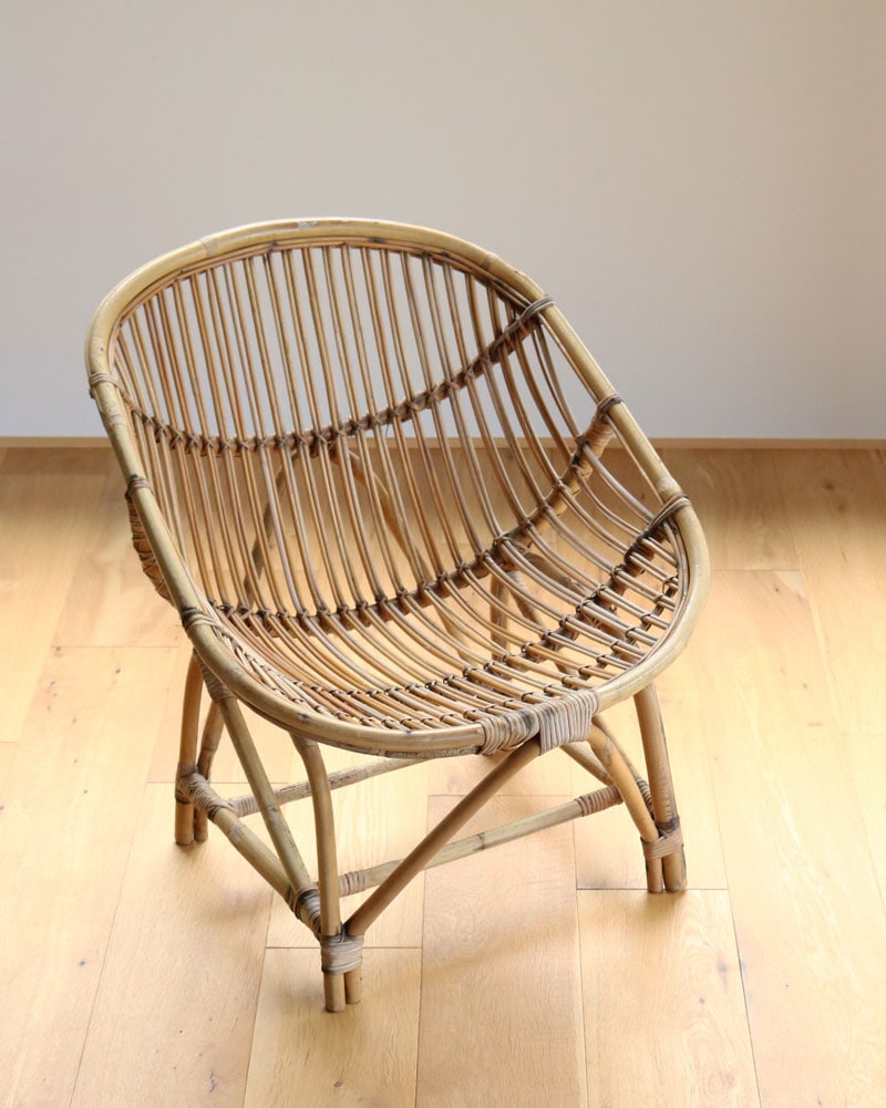 c.1960s Japanese Rattan Lounge Chair A｜1960年代頃 ジャパニーズ