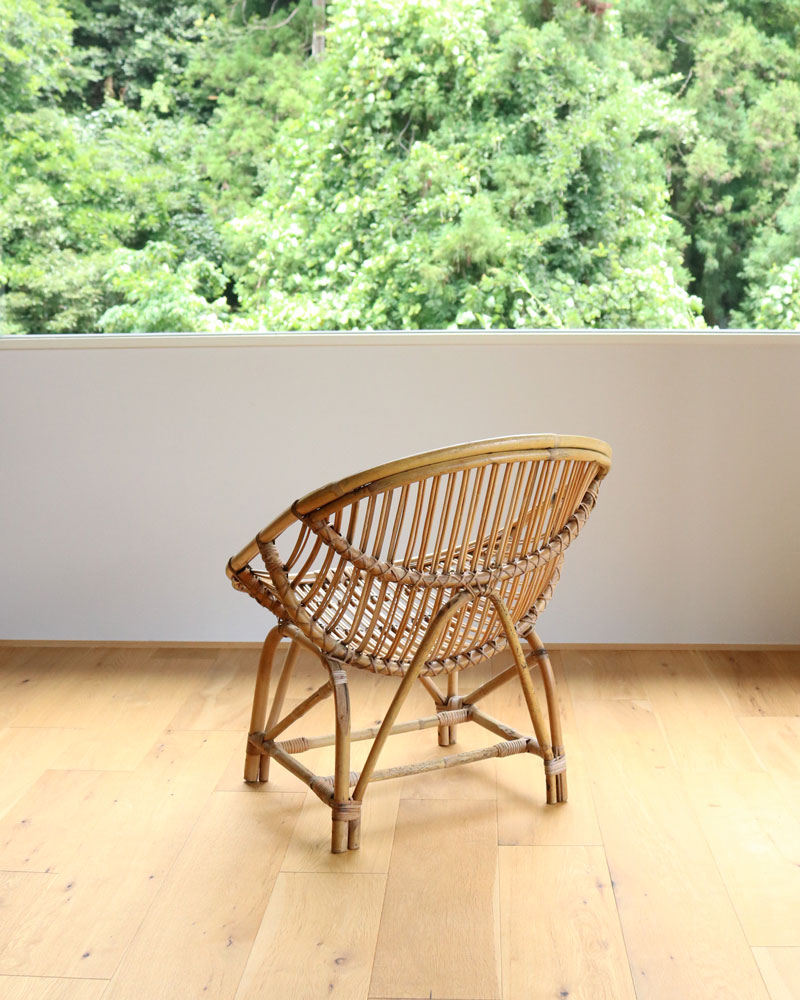 c.1960s Japanese Rattan Lounge Chair A｜1960年代頃 ジャパニーズ
