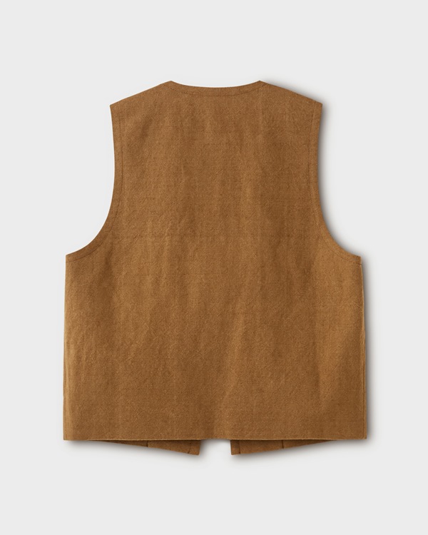 PHIGVEL フィグベル｜BASKET HUNTING VEST バスケットハンティングベスト【KHAKI BROWN】-ARCADIA Co.