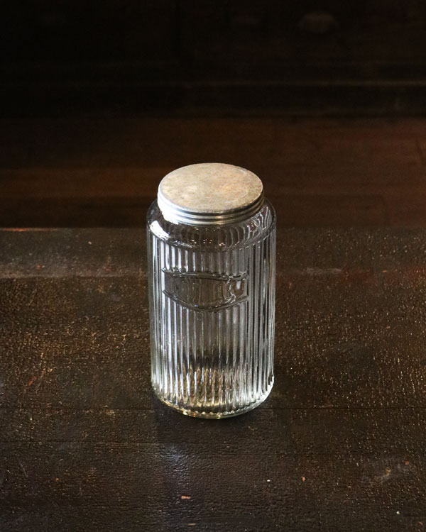 "COFFEE" Glass Jar Rib Glass��"COFFEE" ���饹���㡼 ��֥��饹